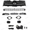 NAYSON For RAV4 Base/Sport 2009-12 Front Bumper Upper Lower Grilles/Fog