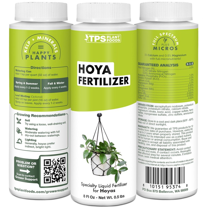 Hoya Fertilizer, Complete Liquid Hoya Plant Food, 8 oz (250mL)