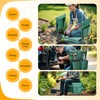 Simple Deluxe Garden Kneeler and Seat, Foldable Kneeling Stool with