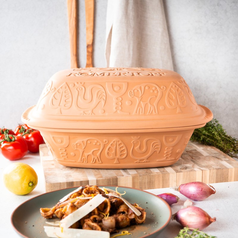 Romertopf Clay Roaster | Non-Stick Dutch Oven | Healthy Pot