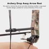 Arrow Rest Stainless Steel Aluminum Alloy Disassembly Free Archery Drop