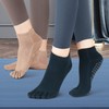 Librium Yoga & Pilates Toe Socks Toe Socks Navy 2ea