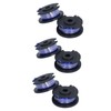 6PCS String Trimmer Replacement Spool Line for Ryobi 18/24/40V Weeder
