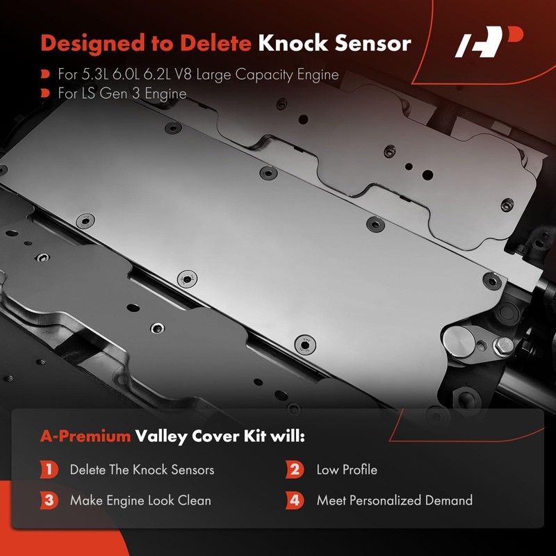 A-Premium Gen 3 LS Valley Pan Cover Plate, with Seal