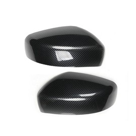 Carbon Fiber Rearview Side Mirror Cap Cover Trim For INFINITI G37 G25 2008 2009 2010 2011 2012 2013 (Not a Replacement)