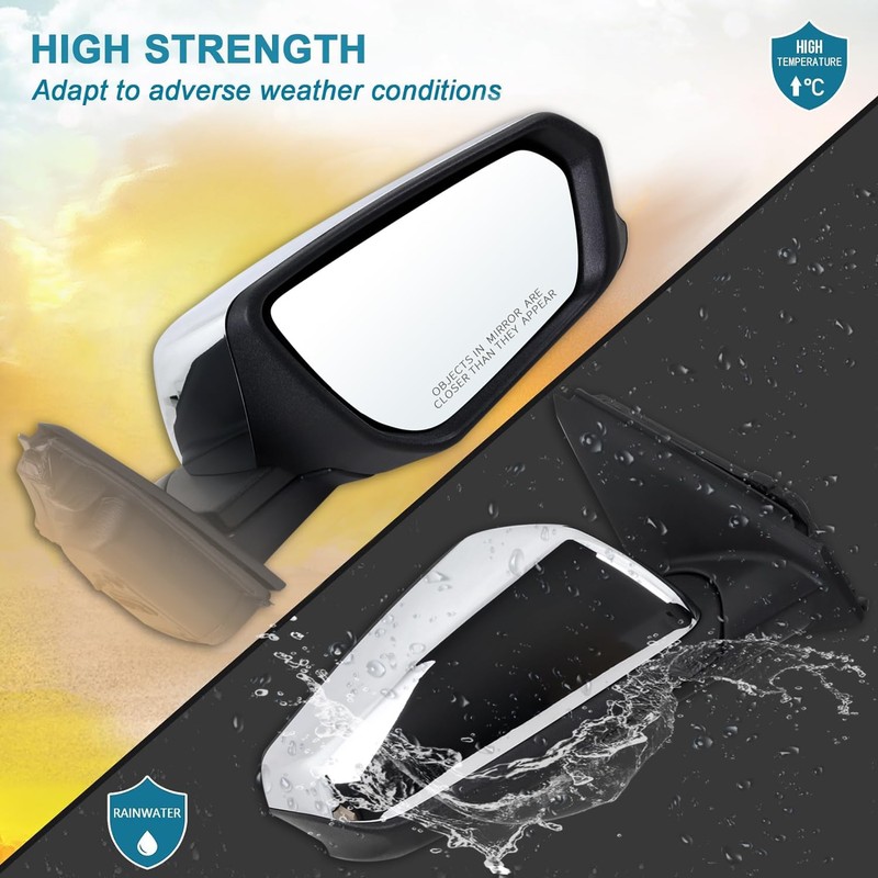 Lqito Right Passenger Side Mirror Compatible With 2018 2019 2020