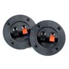 Audiopipe 5 Pack Round Push Spring Terminal Cup Connector Speaker