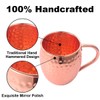 Moscow Mule - Juego de 4 tazas de cobre para