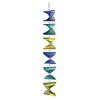 In the Breeze Stacked Shimmer Helix Hanging Wind Spinner, Stainless