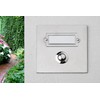 HUBER Flush-Mounted Bell Push Single Stainless Steel Door Bell Push