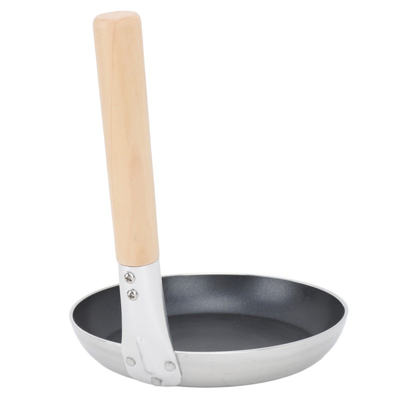 Black Non Stick Pan Household Frying Pan Portable Cooking Pan