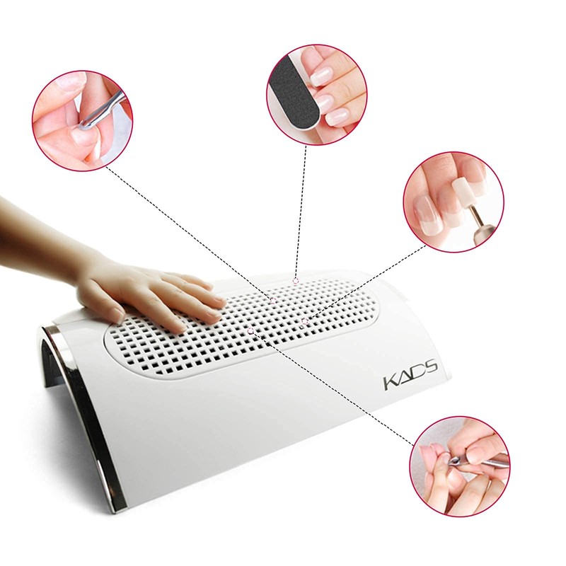 KADS Nail Art Dust Suction Collector 3 Fans Powerful Strong