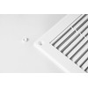 Awenta 6" x 10" Inch Rectangular Plastic White Ventilation Grille