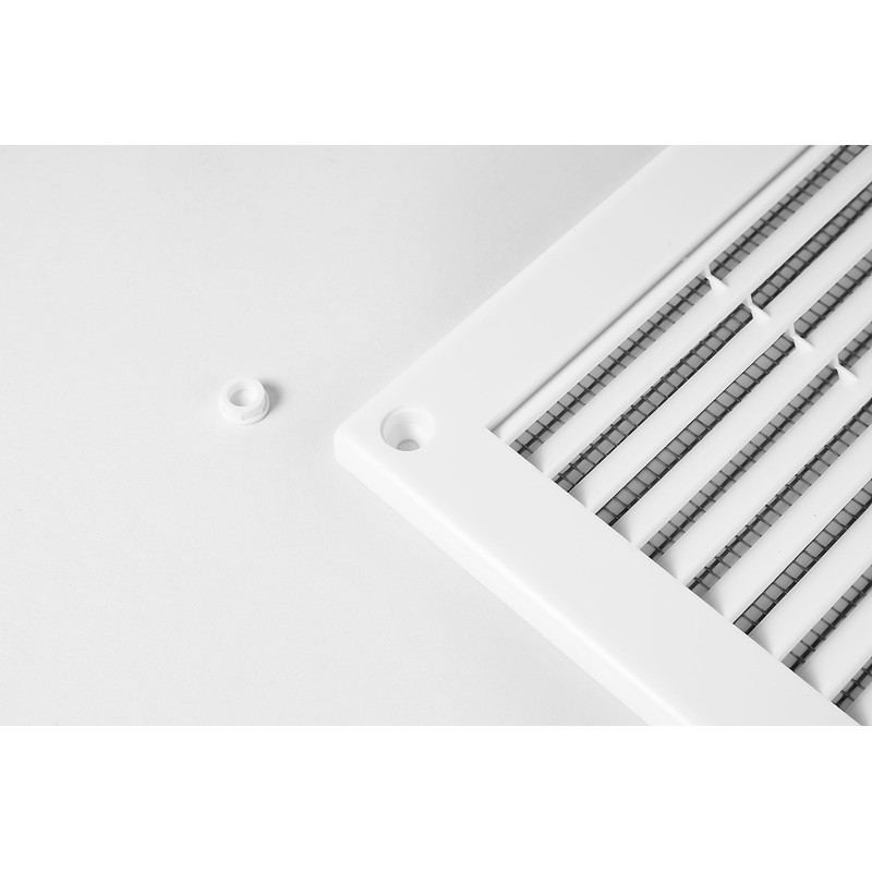Awenta 6" x 10" Inch Rectangular Plastic White Ventilation Grille