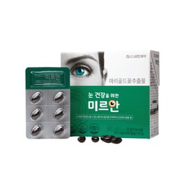 Miran glaucoma supplement, 1 pack, 60 tablets / 미르안 녹내장 영양제, 1개, 60정