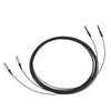 2PCS Fiber Optic Sensor Cable 0‑3600mm Detection Distance Through Beam