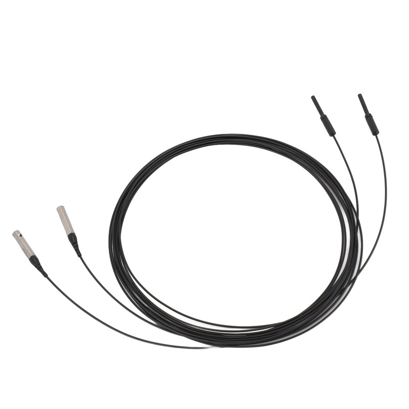 2PCS Fiber Optic Sensor Cable 0‑3600mm Detection Distance Through Beam