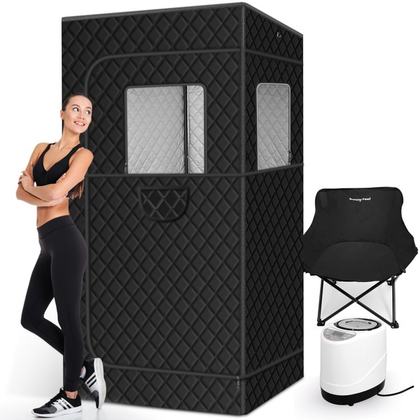 E EASTSTORM Portable Steam Sauna for Home, Personal Steam Sauna