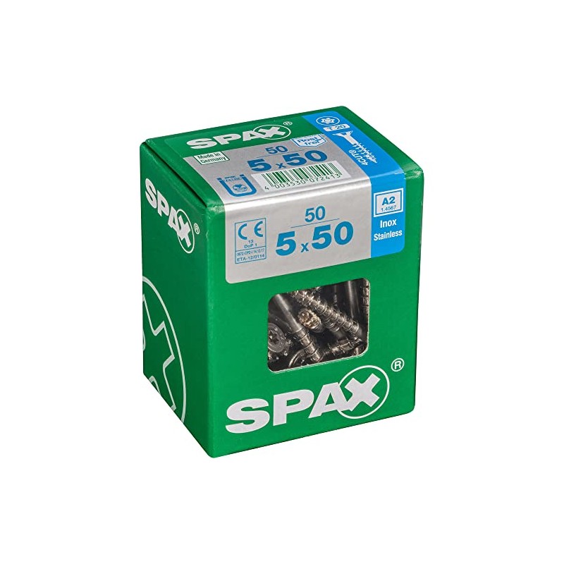 Spax Screws Univ Tftx France A2 5 x 50 BTE