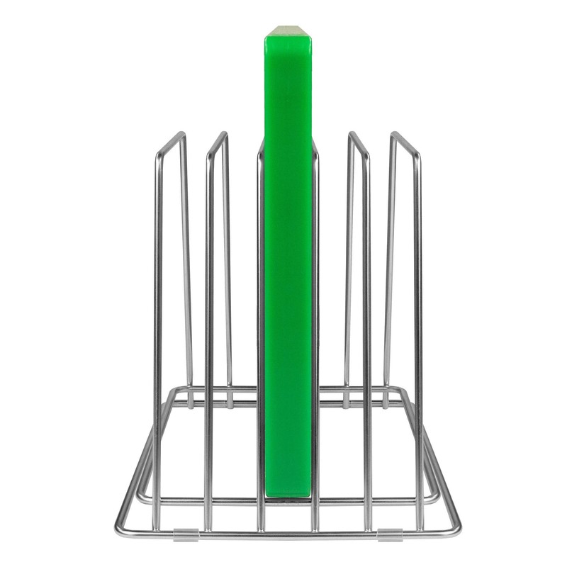 Thirteen Chefs Professional Kitchen Cutting Board Organizer, 1" Slot Stainless