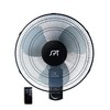 SPT SF-16W90 16″ Wall Mount Fan in Black with Remote