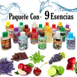 Golden Essence 9 Esencias Aromaticas 16ml Difusor Vela Jabón Humidificador