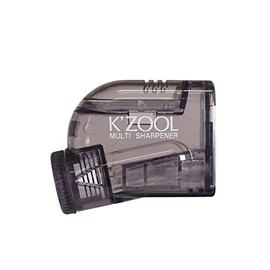 KUTSUWA STAD K'ZOOL Sharpness Adjustable Pencil Sharpener, Translucent Black (RS035BK)