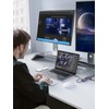 Docking Station, Lemorele 7 in 1 Dual Display Aluminiumgehäuse Adapter