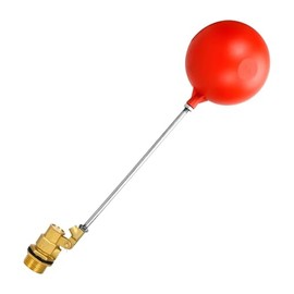Float Ball Valve Plastic Water Float Valve Mini Plastic Float Valve with Adjustable Arm for Automatic Water Level Control of Water Tank (3/4 20DN)
