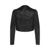 Bolerose formal satin long sleeve Bolero jacket - Black ,