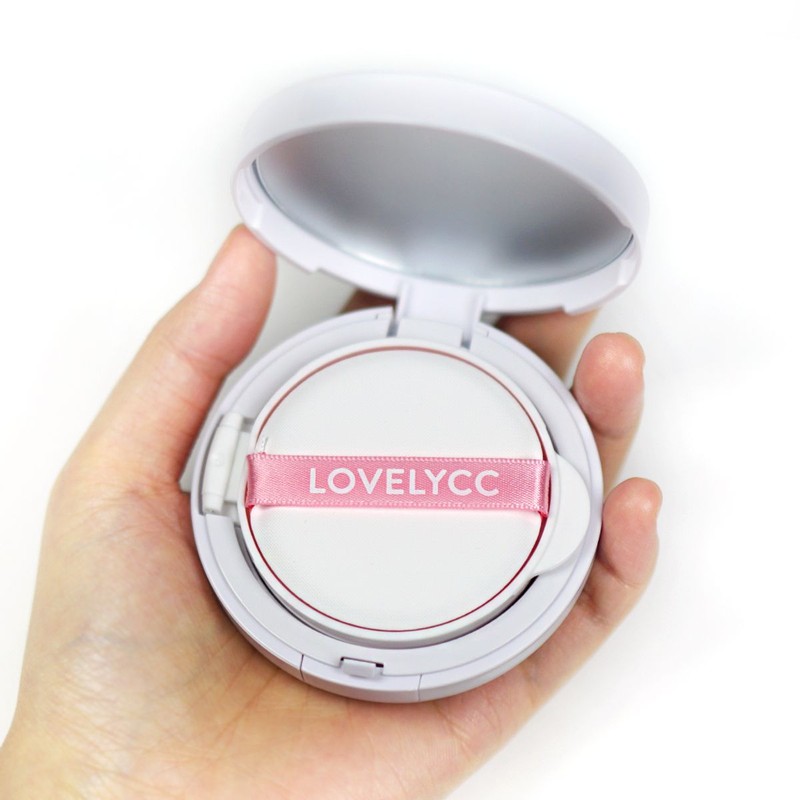 Lovely CC [2pack] Pink Tone-Up Cover Essence Sun Cushion SPF50+