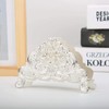 Agatige Silver Napkin Holder, Stainless Steel Craft Table Tissue Small