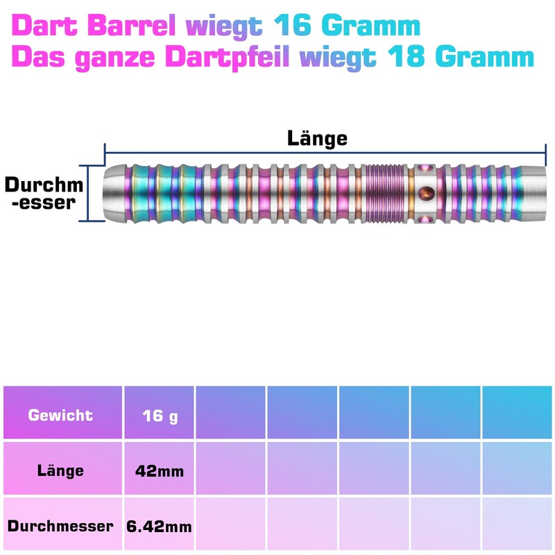 WIN.MAX Darts 90% Tungsten Pack of 3 90% Tungsten 18
