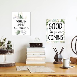 AUNMER Kids Motivational Posters – Set of 9 Inspirational Quote Prints for Children’s Bedroom, Classroom & Playroom Decor