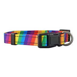 Native Pup Reflective Dog Collars (Medium, Rainbow)