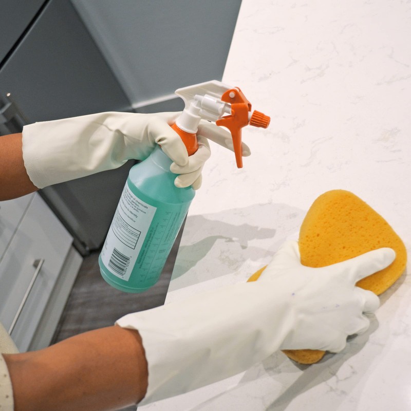 Soft Scrub Premium Comfort, Latex-Free, Reusable Household Glove White, Large