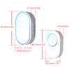 Smart Wireless Doorbell Ding Dong Ring Ringtone Alarm for Home