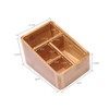 Gatuida 1Pc Desktop Storage Box Multi Compartment Makeup Organizer for