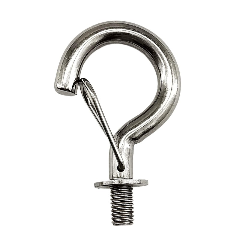 jinrowphee Stainless Steel Rigging Spring Hooks Connector Hooks Screw Hooks