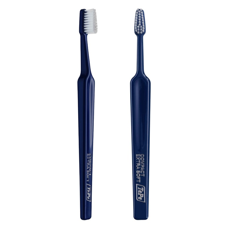 TePe Select X-Soft Toothbrush, Adult Soft-Bristle Toothbrush with Compact Tapered