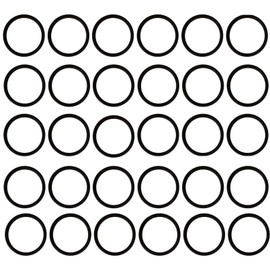 LEFITPA 30 Pack Replacement Round Vacuum Belt for Eureka and Sanitaire S647 SC647 647 S-647 Upright Vacuum Models