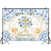 Mocsicka Mi Bautizo Baptism Backdrop God Bless First Holy Communion