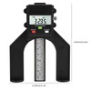 0‑80mm Professional Electronic Digital Depth Gauge DIY Woodworking Ruler Height