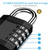 ZHEGE Combination Padlock, 4 Digit Padlock for Gym Locker, School