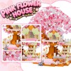 HJPLPXH Seasonal Cherry Blossom Tree Micro Mini Building Block Sets