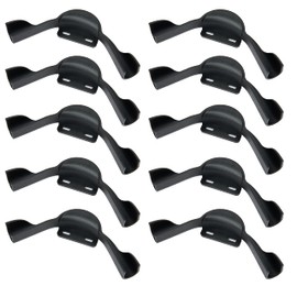 (Pack of 10) EFIELD 3/4-inch Plastic Polymer PEX Pipe 90-Degree Bend Support with Mounting Plate(3/4 Inch)