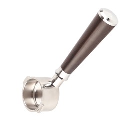 Coffee Portafilter Stainless Steel 51mm Basket Bottomless Portafilter Wood Handle Portafilter for ECO310 Coffee Machine A Blackwood