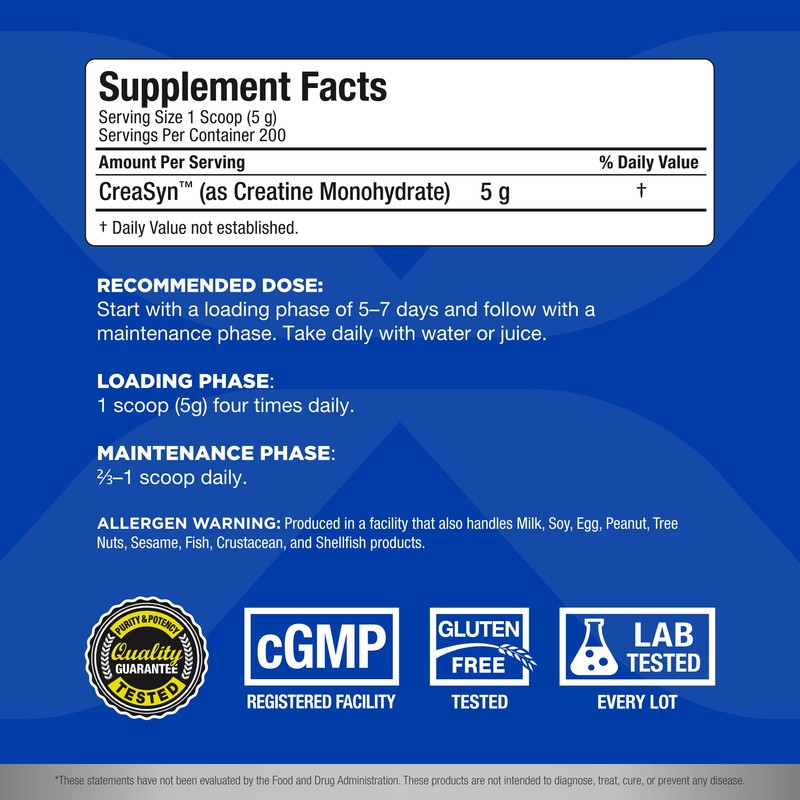 ALLMAX Essentials CREATINE - 1000 g Powder - Improves Performance