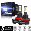 AUIMSOCO H11 LED Headlight Super Bright Bulbs Kit White 6000K