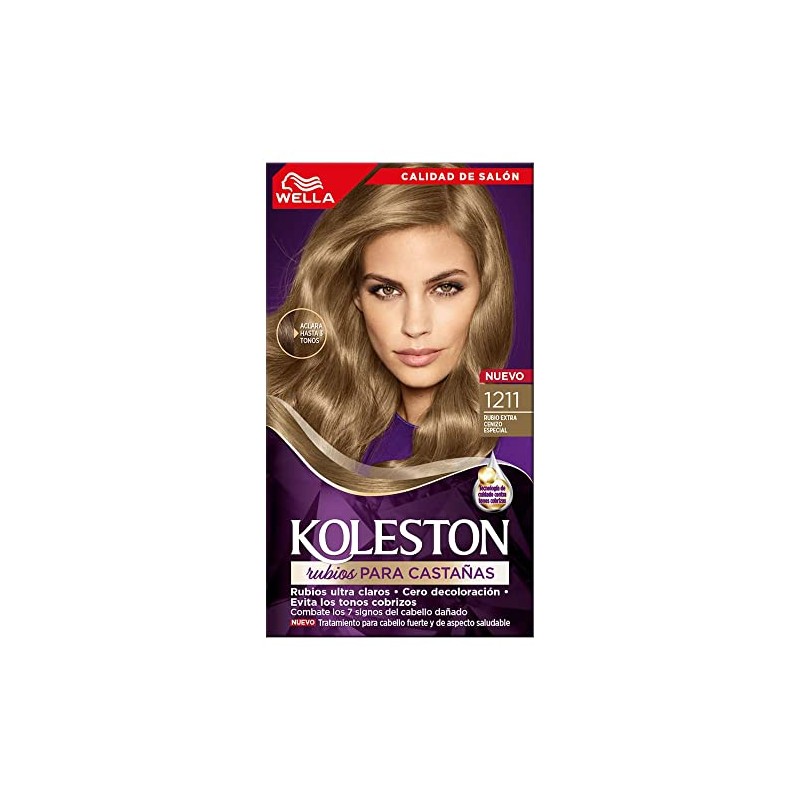 Koleston Tinte Permanente 1211 Rubio Extra Cenizo Especial